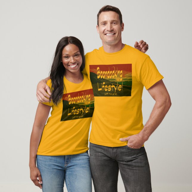 Boondocking Lifestyle Design T-Shirt (Unisex)