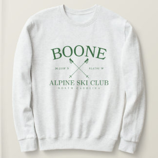 Boone Alpine Ski Club, North Carolina Sweatshirt