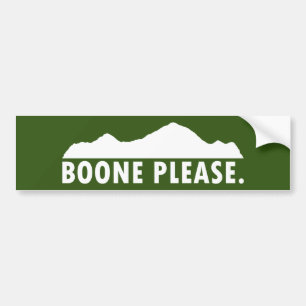 Boone Bitte Autoaufkleber