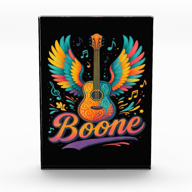 Boone Gitarre Fotoblock (Vorderseite)