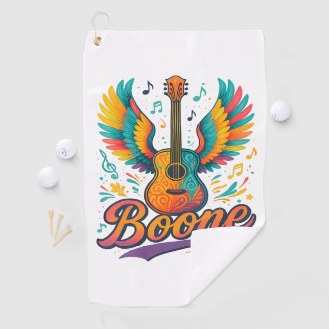 Boone Gitarre Golfhandtuch (Insitu)