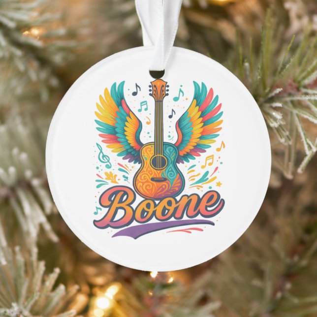 Boone Gitarre Ornament (Baum)