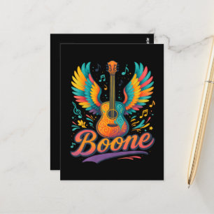 Boone Gitarre Postkarte