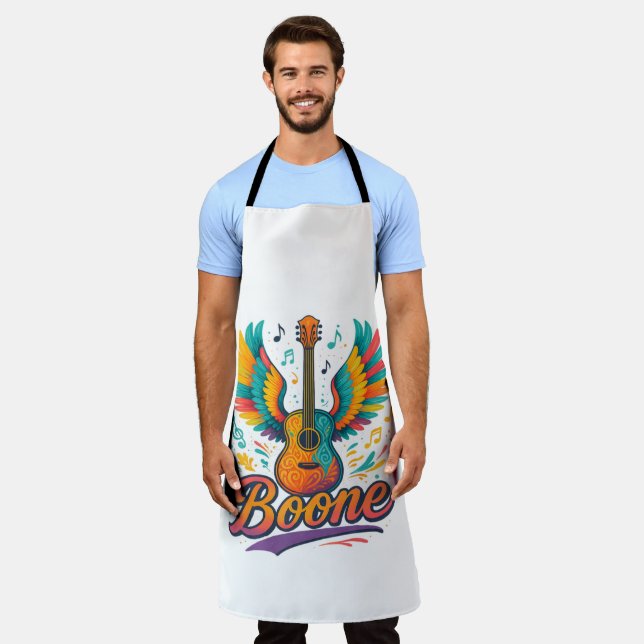 Boone Gitarre Schürze (Getragen)