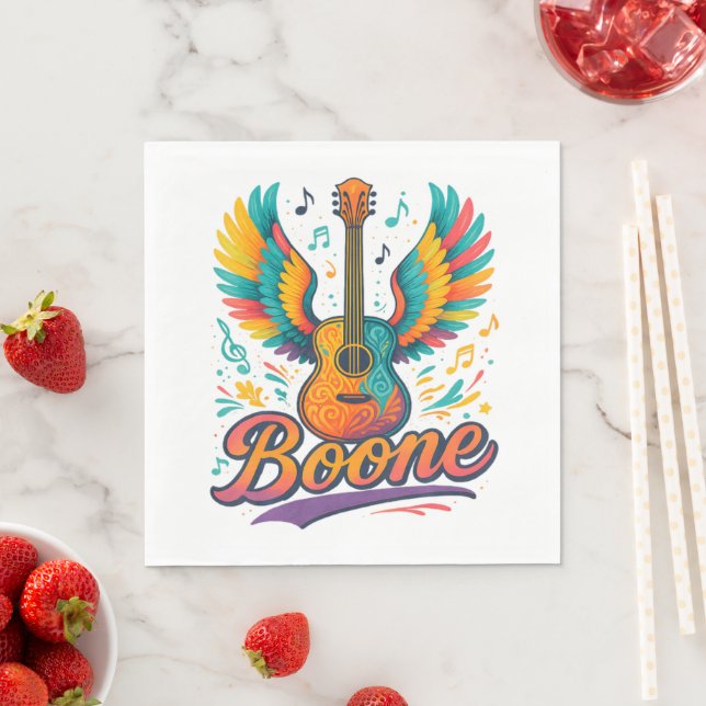 Boone Gitarre Serviette (Beispiel)
