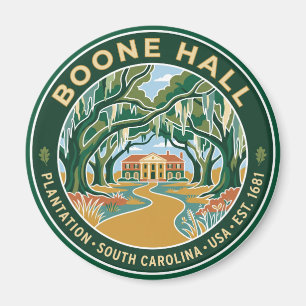 Boone Hall Plantation USA Magnet