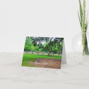 Boone Hall Stables Dankeschön Card Dankeskarte