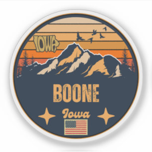 Boone, Iowa, Vereinigte Staaten Aufkleber