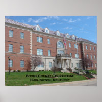 Boone Landkreis Courthouse Poster