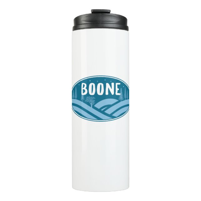 Boone North Carolina Außenbereich Thermosbecher (Vorderseite)