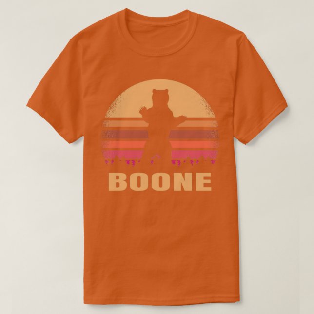 Boone North Carolina Bear T-Shirt (Design vorne)