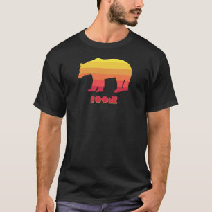 Boone North Carolina Rainbow Bear T-Shirt