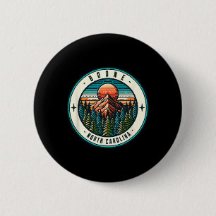 Boone North Carolina Skifahren Snowboarden Familie Button