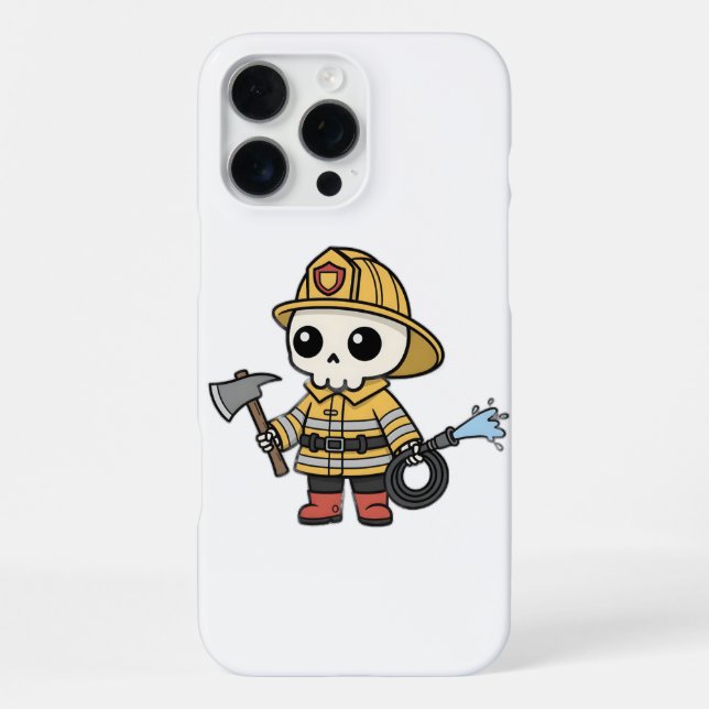 Boonis als Feuerwehrmann iPhone 16 Pro Max Hülle (Rückseite)