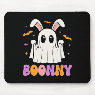Boonny Niedlich Bunny Ghost Halloween Männer Fraue Mousepad
