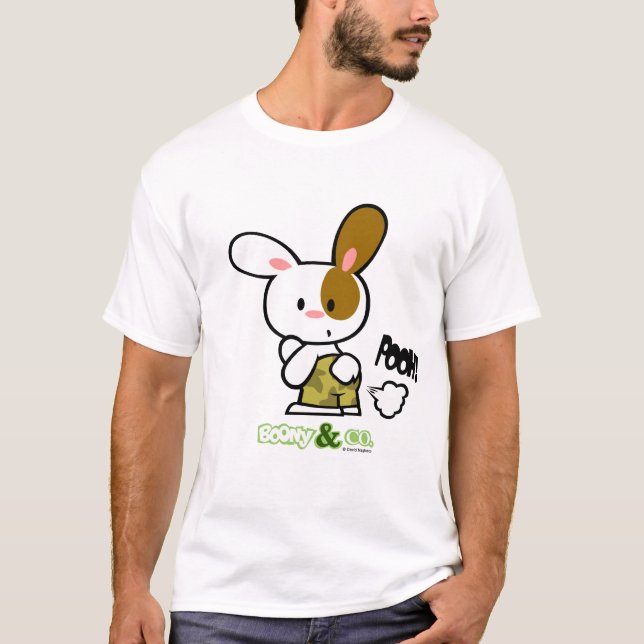 Boony u. Co. Boony pfui weiße Shirts (Vorderseite)
