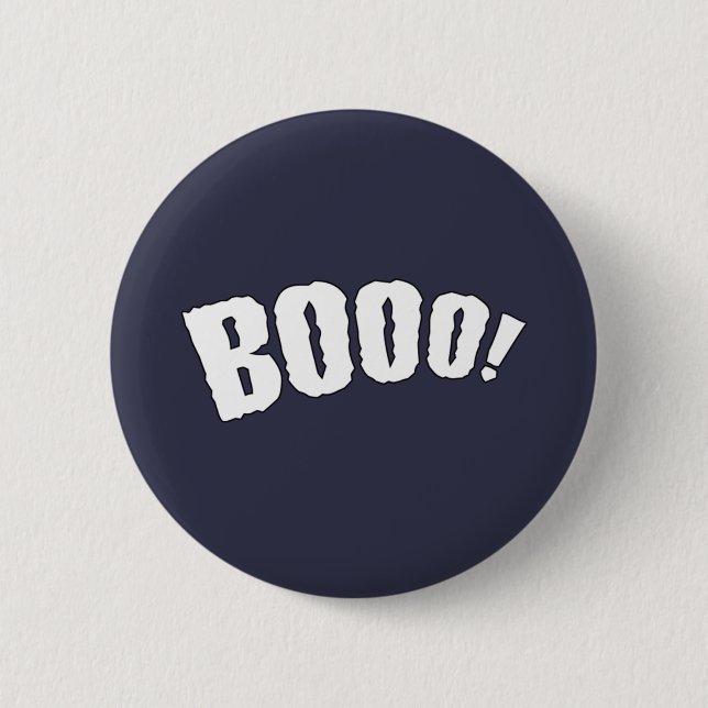 Booo Funny Graphic boot Button (Vorderseite)