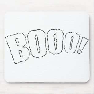 Booo Funny Graphic boot Mousepad