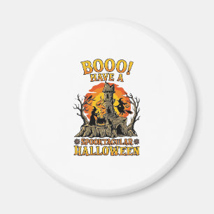Booo Spooktakuläres Halloween Hexen Kessel Schloss Magnet