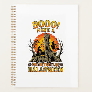 Booo Spooktakuläres Halloween Hexen Kessel Schloss Planer