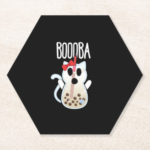 Boooba Kawaii Boba Tea Drink Cat Lover Halloween G Untersetzer