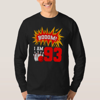 Booom I Bin 93 Bowling Geburtstagspartei Bowler Ta T-Shirt