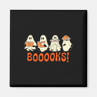 Booooks Geist lustiger Halloween-Lehrer Buch Bibli Magnet
