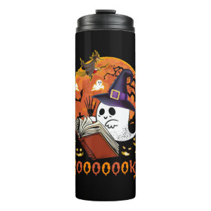 Boooooks Books Reading Books Halloween Thermosbecher