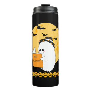 Booooooks T-Shirt Boo Lies Bücher Halloween Thermosbecher