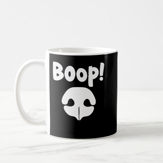Boop Dog Nose Premium Kaffeetasse (Links)