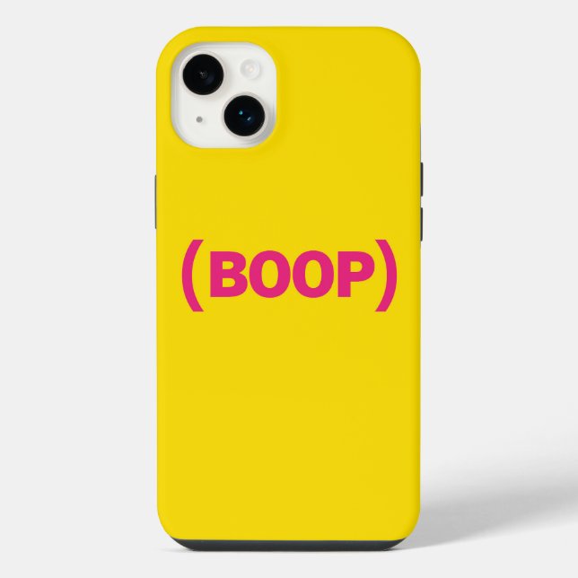 (BOOP) iPhone 14 Plus Hülle (Rückseite)