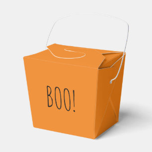 Boorange-Typografie lustig niedliches Halloween Geschenkschachtel