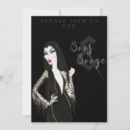 Boos and Booze Adult Halloween Party Invitation Einladung