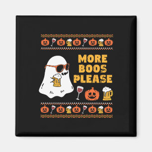 Boos Bitte Vintag Retro Ghost Halloween-Kostüm Magnet