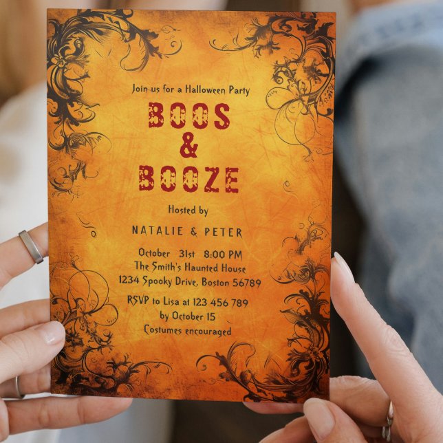 Boos & Booze I Ivy Einladung (Von Creator hochgeladen)