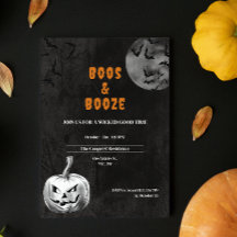 Boos & Booze Spooky Erwachsene Halloween-Party