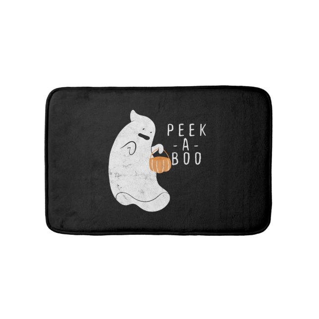 Boos Pumpkin Halloween Badematte (Vorderseite)