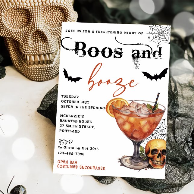 Boos und Ankurbelung des Halloween-Party Einladung (Von Creator hochgeladen)