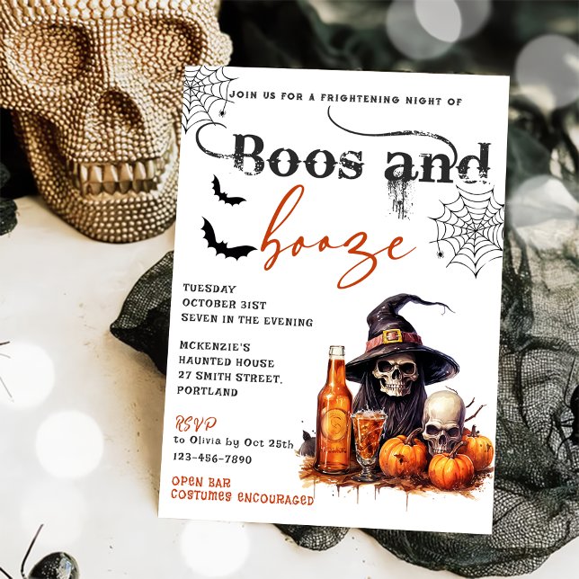 Boos und Ankurbelung des Halloween-Party Einladung (Von Creator hochgeladen)