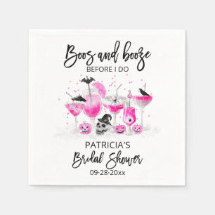 Boos und Boost, bevor ich Brautparty Napkins Serviette
