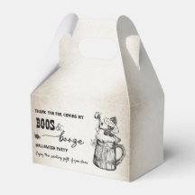 Boos und Booze Ghost-Halloween-Party