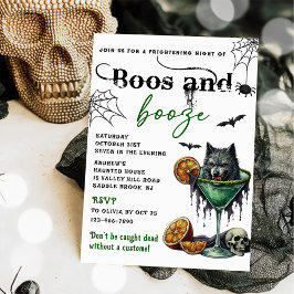 Boos und Halloween-Party steigern Einladung