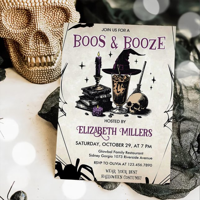 Boos und stimulieren erwachsenes Halloween-Party Einladung (Von Creator hochgeladen)