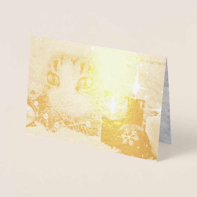 Boos Weihnachtskarte Nr. 1 Folienkarte (Vorderseite)