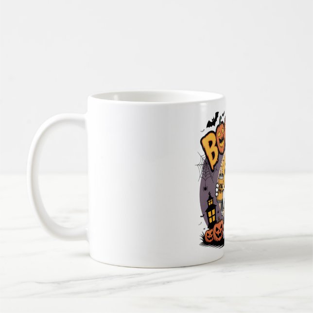 Boosch Ghost & Pumpkins Halloween Design Kaffeetasse (Links)