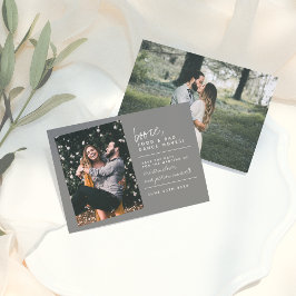 Boost Food & Bad Dance Moves Slate Gray Save The Date