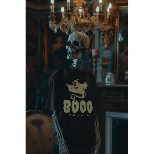 Boost: Fright Night Fun Ghost Halloween T - Shirt