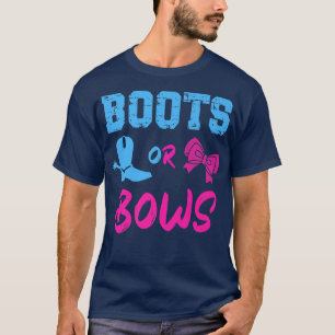 Boost oder Bows Gender Reveal Party Idee Mama oder T-Shirt