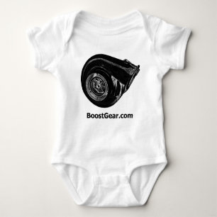 BoostGear.com - großer Turbo Baby Strampler
