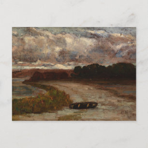 Boot an der Küste - Edward Mitchell Banister Postkarte